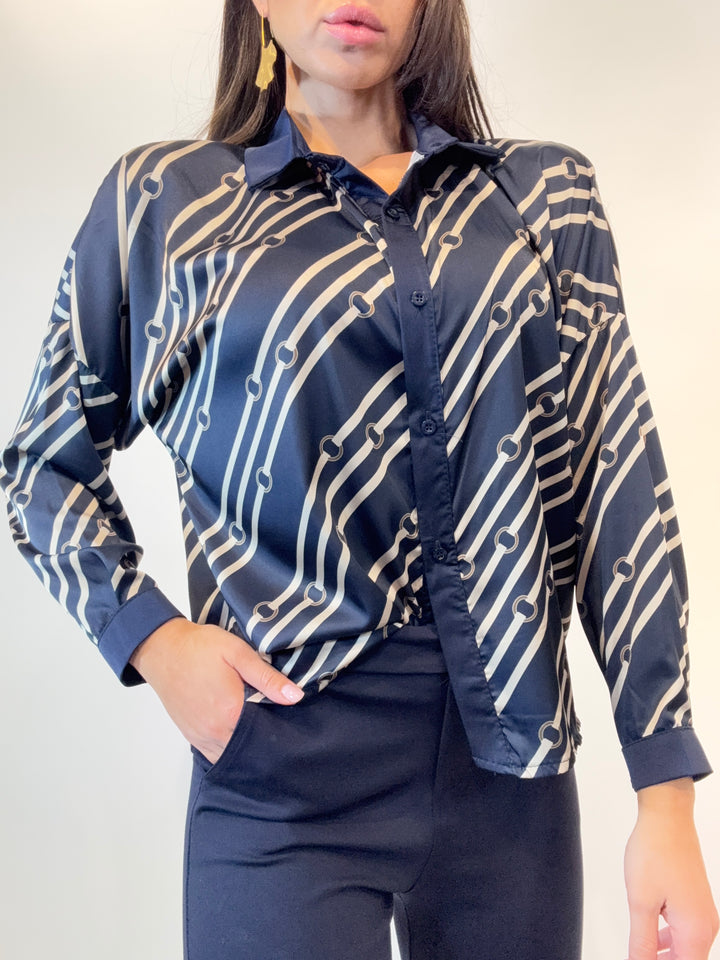 Camicia 28859 Blu