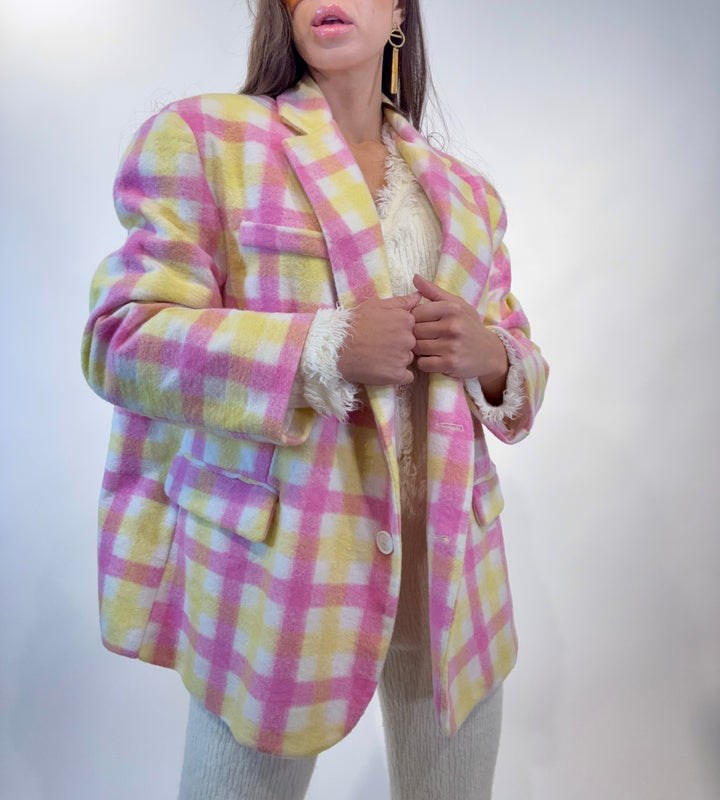 Giacca Blazer pied de poul Lumina2317
