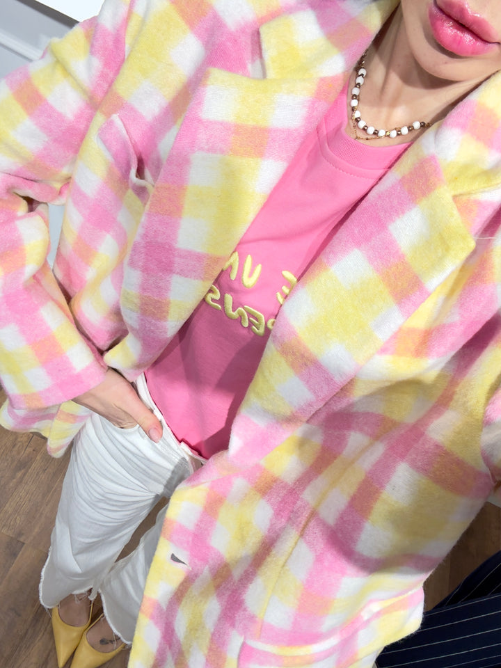 Giacca Blazer pied de poul Lumina