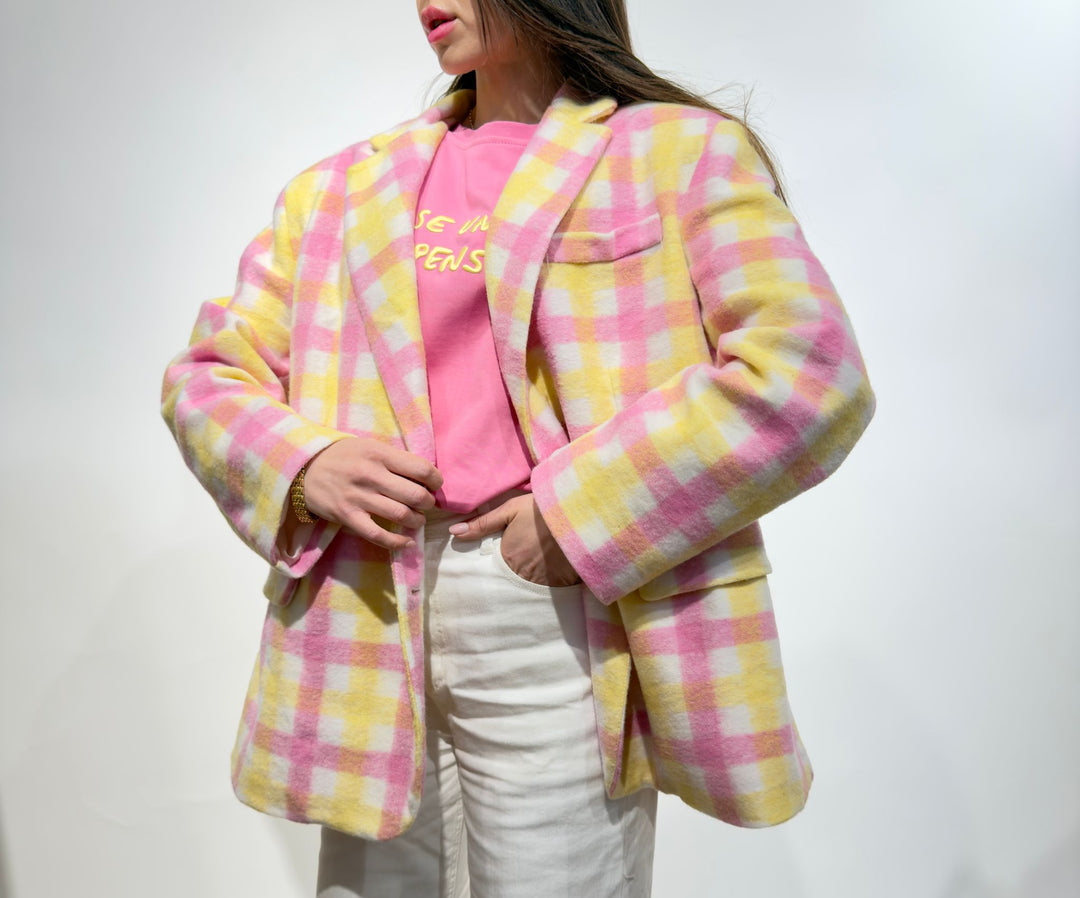 Giacca Blazer pied de poul Lumina