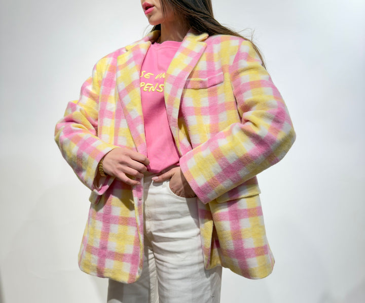 Giacca Blazer pied de poul Lumina